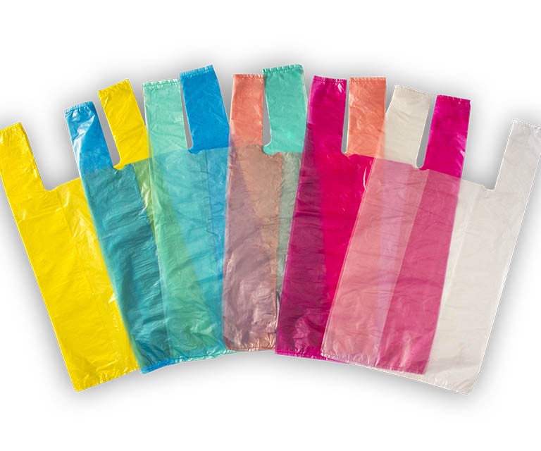 T-SHIRT UNPRINTED PLASTIC BAGS
